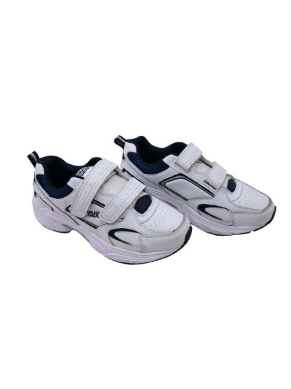 Guide Gear Men's Hook-and-loop Walking Shoes White Navy Size 8D